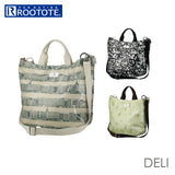 ルートート デリ 通販 ROOTOTE トートバッグ ショルダー 2way レディース ショルダーバッグ 大きめ 大容量 おしゃれ シンプル 大人 かわいい 斜めがけ 肩掛け 軽量 軽い 撥水 雨の日 ラミネート加工 DELI 2972 EU.デリ.ラミネートC レディースバッグ - バックヤードファミリー