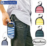 Rootote ルートート ポーチ 通販 ボトルホルダー Peco Roo ペコルー ボーダー カラビナ バッグ ボトルケース ペットボトルホルダー アウトドア  レディース ユニセックス メンズ 小物入れ - バックヤードファミリー