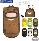 Rootote ルートート ポーチ 通販 ボトルホルダー Peco Roo ペコルー アニマル カラビナ バッグ ボトルケース ペットボトルホルダー アウトドア  レディース ユニセックス メンズ 小物入れ - バックヤードファミリー