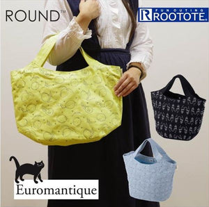 Rootote ルートート トートバッグ 通販 サイドポケット ROUND ラウンド 刺繍 肩掛け レディース ショルダー 大容量 ママバッグ  お買い物バッグ ショッピングバッグ - バックヤードファミリー