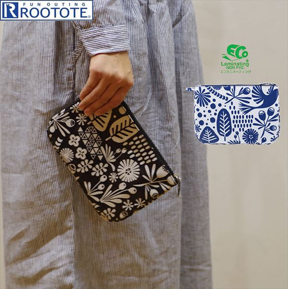 Rootote ルートート ポーチ 通販 POUCH ラミネート 旅行 サブバッグ 小物入れ バッグインバッグ レディース