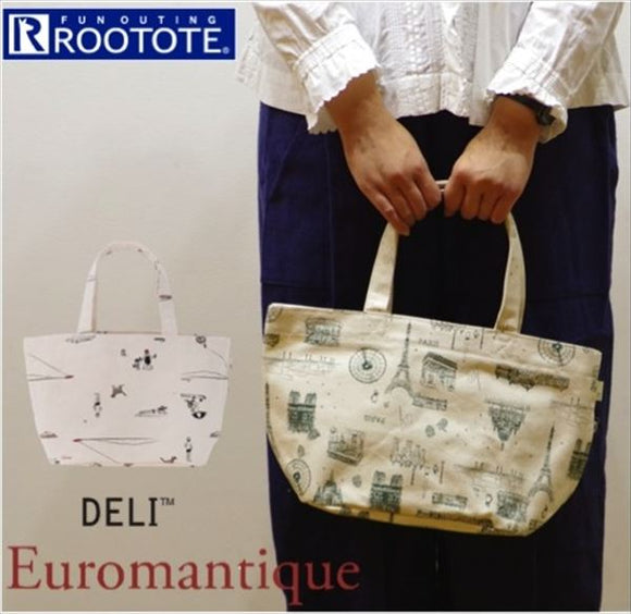 Rootote ルートート トートバッグ 通販 トートバッグ DELI デリ キャンバス サブバッグ おしゃれ 小さめ 軽量 かわいい  手提げ レディース