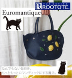 Rootote ルートート トートバッグ 通販 トートバッグ DELI デリ ネコ 合成皮革 アニマル レモン おしゃれ 小さめ  かわいい サブバッグ 手提げ - バックヤードファミリー