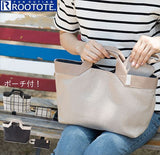 Rootote ルートート トートバッグ 通販 サイドポケット DELI デリ サブバッグ ポーチ シンプル おしゃれ 小さめ 軽量  サブバッグ 手提げ - バックヤードファミリー