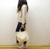 Rootote ルートート トートバッグ 通販 サイドポケット DELI デリ 撥水 2WAY ショルダー キャンバス おしゃれ 小さめ  かわいい サブバッグ 手提げ - バックヤードファミリー