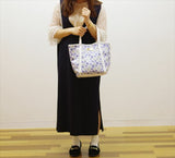 Rootote ルートート トートバッグ 通販 サイドポケット DELI デリ ラミネート サブバッグ 花柄 おしゃれ 小さめ 軽量  サブバッグ 手提げ - バックヤードファミリー