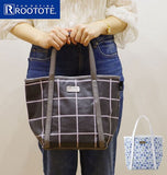 Rootote ルートート トートバッグ 通販 サイドポケット DELI デリ ラミネート サブバッグ 花柄 おしゃれ 小さめ 軽量  サブバッグ 手提げ - バックヤードファミリー