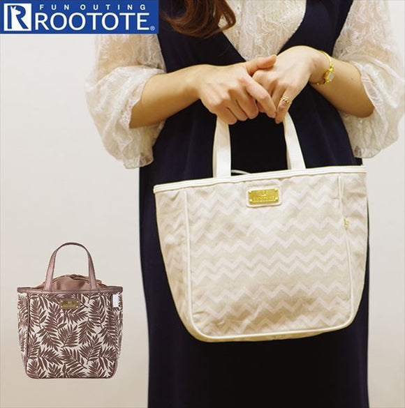 Rootote ルートート トートバッグ 通販 サイドポケット SQUARE スクエア 巾着 サブバッグ ランチバッグ 小物 手提げ レディース 軽量 小さめ - バックヤードファミリー