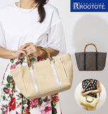 Rootote ルートート トートバッグ 通販 サイドポケット DELI デリ 2WAY ショルダー カゴ バスケット バンブー おしゃれ  軽量 かわいい サブバッグ 手提げ - バックヤードファミリー