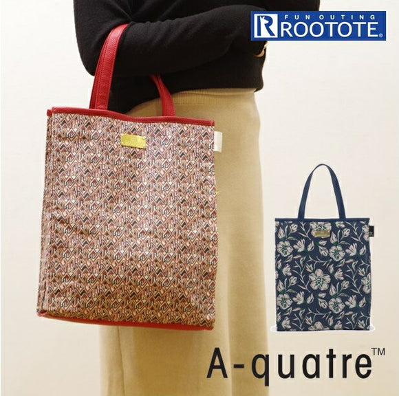 ROOTOTE トートバッグ ルートート 通販 レディース おしゃれ ブランド 手さげ 手提げ サブバッグ おしゃれ 母の日 プレゼント レッスンバッグ お散歩バッグ 大人 かわいい 手さげ 手提げ スクエア 花柄 フラワー お稽古バッグ - バックヤードファミリー