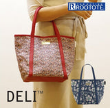 ROOTOTE トートバッグ ルートート 通販 レディース 通勤 DELI デリ サブバッグ おしゃれ ママバッグ マザーズバッグ 軽量 軽め カジュアル 手さげ 手提げ ナチュラル かわいい フラワー 花柄