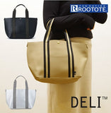 ROOTOTE トートバッグ ルートート 通販 サイドポケット DELI デリ サブバッグ おしゃれ ママバッグ マザーズバッグ 軽量 軽め カジュアル 手さげ 手提げ ナチュラル フェイクレザー 合皮 合成皮革 シンプル - バックヤードファミリー
