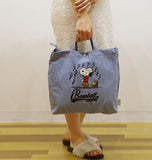 Rootote ルートート トートバッグ 通販 サイドポケット TALL トール PEANUTS ピーナッツ SNOOPY スヌーピー ユニセックス 2WAY ショルダー 刺繍 軽量 レディース メンズ - バックヤードファミリー
