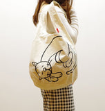 Rootote ルートート トートバッグ 通販 サイドポケット ROO-SHOPPER ルーショッパー PEANUTS ピーナッツ SNOOPY スヌーピー キャンバス 肩掛け お買い物 バッグ ショッピングバッグ ショッピング - バックヤードファミリー