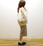 Rootote ルートート トートバッグ 通販 サイドポケット ROO-SHOPPER ルーショッパー PEANUTS ピーナッツ SNOOPY スヌーピー キャンバス 肩掛け お買い物 バッグ ショッピングバッグ ショッピング - バックヤードファミリー