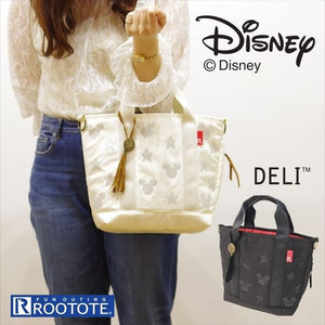Rootote ルートート トートバッグ 通販 サイドポケット DELI デリ DISNEY ディズニー ミッキー チャーム サブバッグ レディース 小さめ 軽量 かわいい サブバッグ 手提げ - バックヤードファミリー