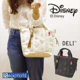 Rootote ルートート トートバッグ 通販 サイドポケット DELI デリ DISNEY ディズニー ミッキー チャーム サブバッグ レディース 小さめ 軽量 かわいい サブバッグ 手提げ - バックヤードファミリー