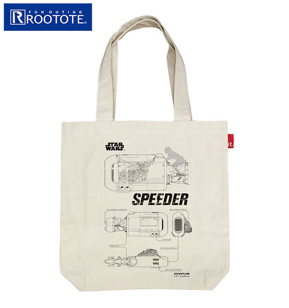 Rootote ルートート トートバッグ 通販 サイドポケット TALL トール ユニセックス STARWARS スターウォーズ キャンバス 肩掛け サブバッグ  レディース メンズ - バックヤードファミリー