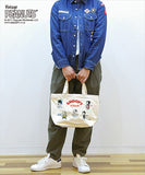 Rootote ルートート トートバッグ 通販 サイドポケット DELI デリ レディース PEANUTS ピーナッツ SNOOPY スヌーピー 刺繍  おしゃれ 小さめ 軽量 かわいい - バックヤードファミリー