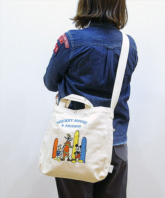 Rootote ルートート トートバッグ 通販 サイドポケット TALL トール レディース DISNEY ディズニー 刺繍 2WAY ショルダー  軽量 レディース メンズ - バックヤードファミリー