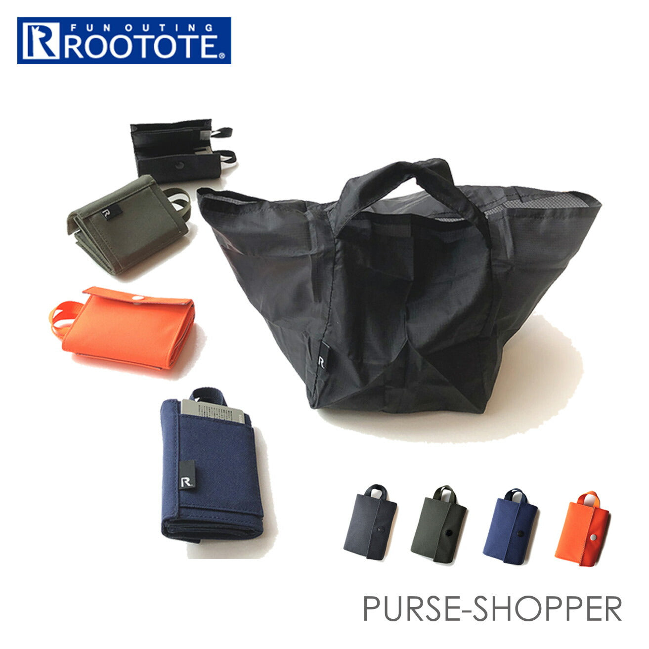 ルートート エコバッグ 通販 ROOTOTE 折りたたみ コンパクト コンビニ