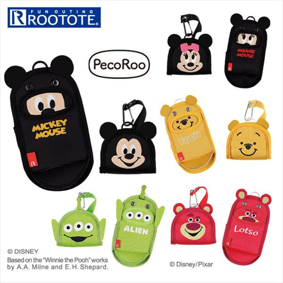 ルートート ディズニー 通販 小物入れポーチ ブランド ROOTOTE 行楽 カラビナ バッグ バッグ スマホケース アウトドア 男の子 メンズ ボーイズ アウトドア 携帯 小学生 おでかけ ペコルー スポーツ ユニセックス