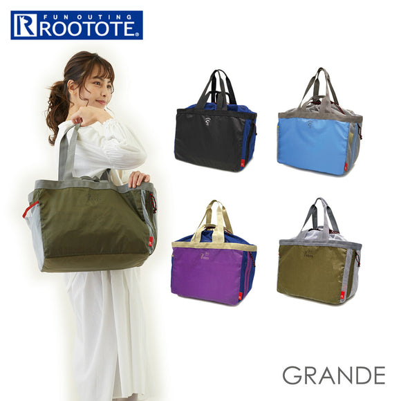 ルートート スヌーピー 通販 ROOTOTE トートバッグ ショルダー エコバッグ レジカゴ 大きめ 大容量 軽量 軽い メッシュ 洗える 丸洗い 洗濯機 弱水流 折りたたみ コンパクト サコッシュ PEANUTS ピーナッツ tran-che GRANDE グランデ 8201 IP.GRD.トランシェ.Peanuts-6S - バックヤードファミリー
