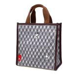 ルートート スヌーピー 通販 トートバッグ 小さめ スクエア レディース ROOTOTE SQUARE 正方形 通勤 通学 サブバッグ ランチバッグ おしゃれ シンプル 大人 かわいい 上品 きれいめ きちんと 裏ラミネート加工 ヘリンボーン 8205 IP.スクエア.Peanuts-6X レディースバッグ - バックヤードファミリー