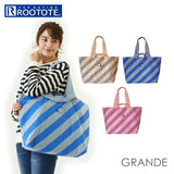 ルートート スヌーピー 通販 グランデ トートバッグ 布 大きめ A3 レディース ROOTOTE GRANDE 綿 コットン 大容量 軽量 ボーダー ストライプ JOE COOL ジョー・クール おしゃれ かわいい カジュアル 8210 IP.GRD.wストライプ Peanuts6Z レディースバッグ - バックヤードファミリー