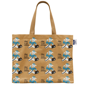 オサムグッズ トートバッグ 通販 OSAMU GOODS ルートート ROOTOTE レディース 大きめ A4 A3 通学 通勤 レッスンバッグ 紙袋 デザイン おしゃれ 大人 かわいい グランデ GRANDE BOX 8212 原田治 コラボレーション IP.グランデBOX.OSAMU-A レディースバッグ - バックヤードファミリー
