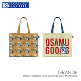 オサムグッズ トートバッグ 通販 OSAMU GOODS ルートート ROOTOTE レディース 大きめ A4 A3 通学 通勤 レッスンバッグ 紙袋 デザイン おしゃれ 大人 かわいい グランデ GRANDE BOX 8212 原田治 コラボレーション IP.グランデBOX.OSAMU-A レディースバッグ - バックヤードファミリー