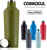 ステンレスボトル CORKCICLE コークシクル 通販 キャンティーン CANTEEN WATERMAN ウォーターマン 470ml 16oz マグボトル 直飲み マイボトル 保温 保冷 おしゃれ シンプル 無地 3層構造 広口 滑りにくい ステンレス ボトル すべり止め付き アウトドア レジャー キャンプ 海
