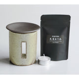 茶香炉 陶器 通販 ブランド LOLO ロロ SALIU×茶蔵園 サリュウ ほうじ茶 ほうじ器 東白川村 お香 フレグランス さのか ホワイト 粉引き ブラック 黒サビ 日本製 内祝い 誕生日 還暦祝い 退職祝 雑貨 ギフト