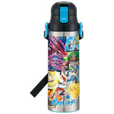 水筒 子供 ステンレス 直飲み 通販 580ml 保冷 肩掛け 軽量 軽い ワンプッシュ マグボトル ダイレクトボトル キッズ 子ども用 キャラクター ディズニー Disney プリンセス トイストーリー キティ すみっコ ポケモン ミニオン トミカ カーズ トミカ カーズ