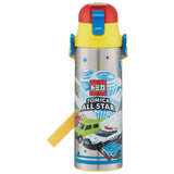 水筒 子供 ステンレス 直飲み 通販 580ml 保冷 肩掛け 軽量 軽い ワンプッシュ マグボトル ダイレクトボトル キッズ 子ども用 キャラクター ディズニー Disney プリンセス トイストーリー キティ すみっコ ポケモン ミニオン トミカ カーズ トミカ カーズ