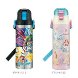 水筒 子供 ステンレス 直飲み 通販 580ml 保冷 肩掛け 軽量 軽い ワンプッシュ マグボトル ダイレクトボトル キッズ 子ども用 キャラクター ディズニー Disney プリンセス トイストーリー キティ すみっコ ポケモン ミニオン トミカ カーズ トミカ カーズ