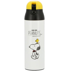 ステンレスボトル キャラクター 500ml おしゃれ 直飲み 子ども スケーター ワンプッシュ ダイレクトボトル かわいい 保冷 保温 水筒 子供 キッズ 軽量 トトロ ディズニー スヌーピー すみっコぐらし ミッキー キティ