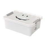 収納ボックス フタ付き おしゃれ 通販 プラスチック スマイルボックス Sサイズ かわいい 収納ケース ハンドル 持ち手 ふた付き スタッキング おもちゃ箱 衣類 収納 子供部屋 SPICE OF LIFE スパイス SFPT1510 インテリア