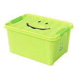 収納ボックス フタ付き おしゃれ 通販 プラスチック スマイルボックス Mサイズ かわいい 収納ケース ハンドル 持ち手 ふた付き スタッキング おもちゃ箱 衣類 収納 子供部屋 SPICE OF LIFE スパイス SFPT1520 インテリア