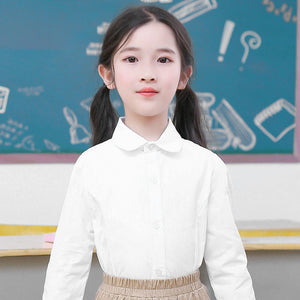 女の子 ブラウス キッズ 長袖 通販 襟付き シャツ 白 トップス フォーマル ジュニア スーツ インナー 子供服 子ども服 女の子 ガールズ 入学式 卒業式 きれいめ おしゃれ 入園式 卒園式 かわいい こども 小学生 100 110 120 130 140 150