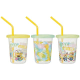 プラスチック コップ セット 通販 子供 キッズ キャラクター ストロー付き タンブラー 蓋付き プラコップ ディズニー プリンセス カーズ ミニオン スヌーピー SNOOPY ポケモン トトロ こぼれにくい 子供用コップ 食器 子ども用食器 キッズ用食器 SKATER スケーター SIH2ST