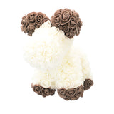 アーティフィシャル 通販 アニマル ミニ 人形 ディスプレイ用 クリアケース入り 置き型 バラ 薔薇 お手入れ不要 ディスプレイ 店舗 ウサギ ラビット ベアー ベア 熊 ギフト プレゼント