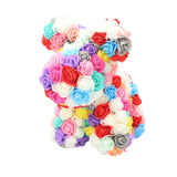 アーティフィシャル 通販 アニマル ミニ 人形 ディスプレイ用 クリアケース入り 置き型 バラ 薔薇 お手入れ不要 ディスプレイ 店舗 ウサギ ラビット ベアー ベア 熊 ギフト プレゼント