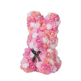 アーティフィシャル 通販 アニマル ミニ 人形 ディスプレイ用 クリアケース入り 置き型 バラ 薔薇 お手入れ不要 ディスプレイ 店舗 ウサギ ラビット ベアー ベア 熊 ギフト プレゼント