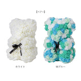 アーティフィシャル 通販 アニマル ミニ 人形 ディスプレイ用 クリアケース入り 置き型 バラ 薔薇 お手入れ不要 ディスプレイ 店舗 ウサギ ラビット ベアー ベア 熊 ギフト プレゼント