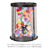 アーティフィシャル 通販 アニマル ミニ 人形 ディスプレイ用 クリアケース入り 置き型 バラ 薔薇 お手入れ不要 ディスプレイ 店舗 ウサギ ラビット ベアー ベア 熊 ギフト プレゼント