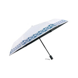 mabu 傘 通販 折りたたみ傘 自動開閉 レディース 折りたたみ 日傘 晴雨兼用 uvカット 100%遮光 完全遮光 55cm 6本骨 グラスファイバー骨 おしゃれ フローラ サークル ミモザ モロッカン