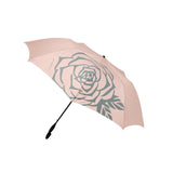 mabu 傘 通販 長傘 レディース コンパクト 日傘 晴雨兼用 uvカット ジャンプ傘 ワンタッチ 55cm 8本骨 グラスファイバー骨 おしゃれ 大人可愛い ローズ ブロッサム マーガレット