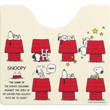 トイレマット 拭ける 通販 キャラクター かわいい スヌーピー グッズ pvcマット 抗菌 防臭 防カビ 防炎 PEANUTS トイレタリー トイレグッズ ふける snoopy おしゃれ