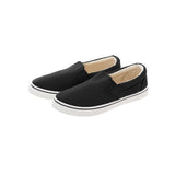 スリッポン レディース おしゃれ 通販 黒 スニーカー 白 アイボリー 通学 通勤 靴 シューズ slip-on スリップオン 無地 シンプル 大人 かわいい 紐なし ヒモなし 履きやすい ローカット ぺたんこ ローヒール フラットシューズ キャンバス 布 コットン 綿 Una atadura